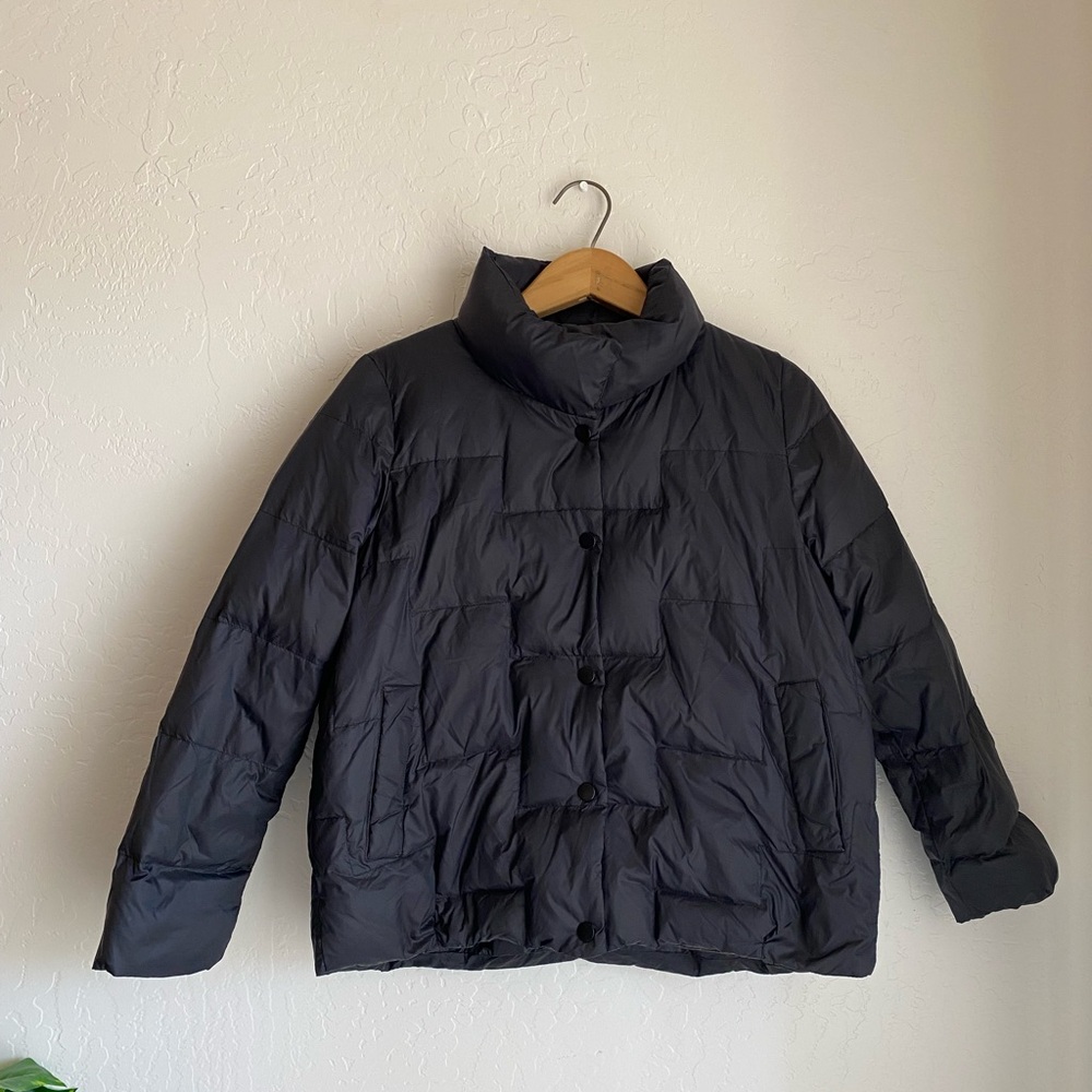 Womens Cropped Puffer